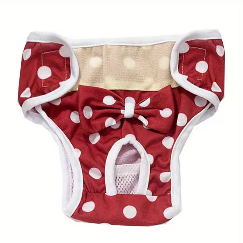 Pañal para hembra de tela menstrual