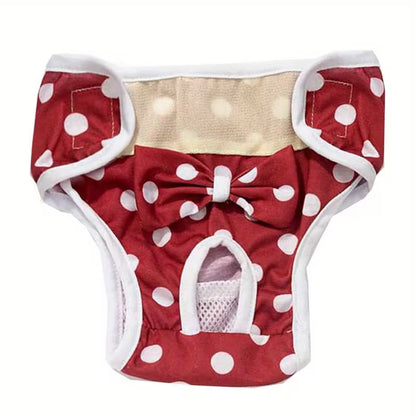 Pañal para hembra de tela menstrual