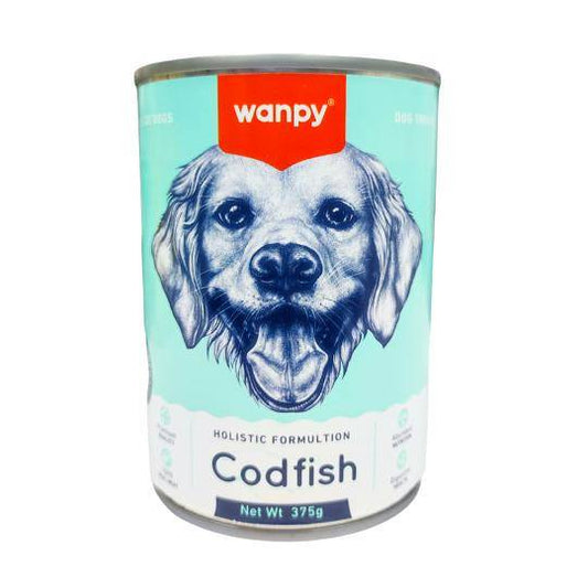 Comida Húmeda para Perro Wanpy: Lata, Codfish 375g