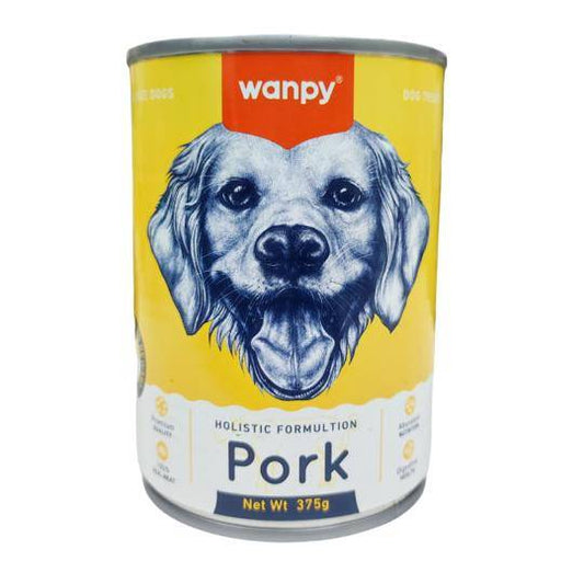 Comida Húmeda para Perro Wanpy: Lata, cerdo 375g
