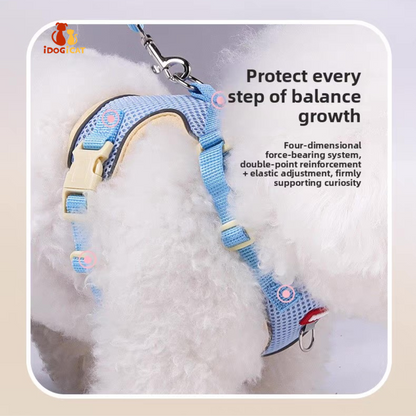 Pechera anti escape reflectiva para perros pequeños