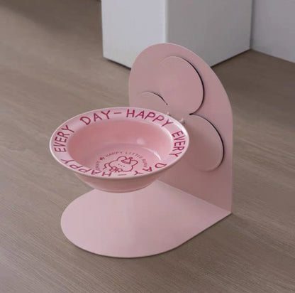 Plato de ceramica elevado ajustable con imán