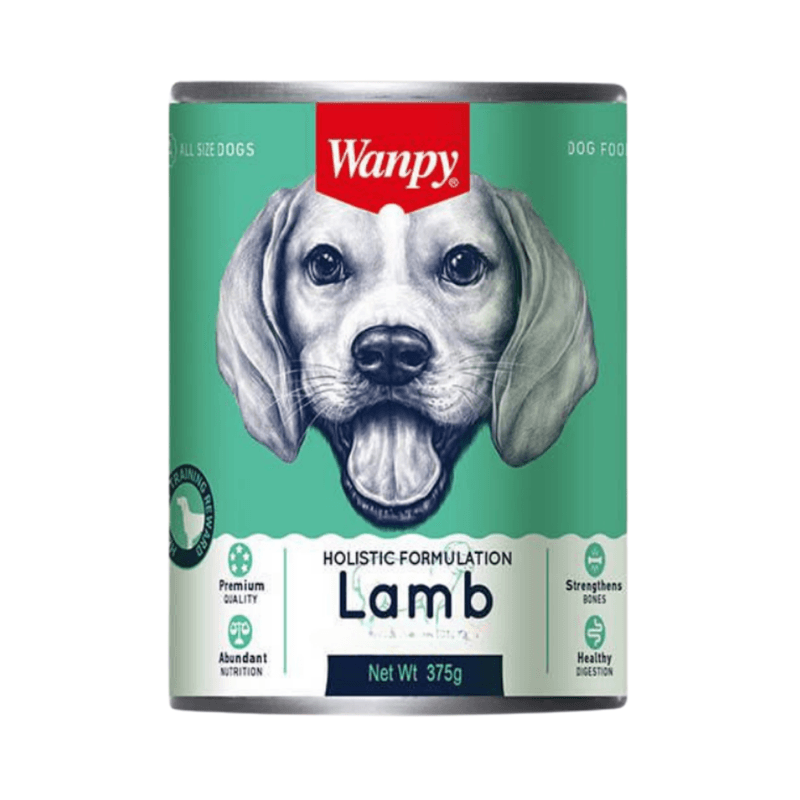 Comida Húmeda para Perro Wanpy: Lata, Cordero 375g