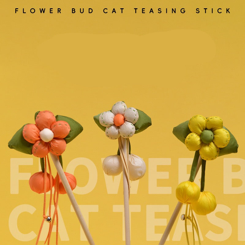 Cañita para gatos estilo flor #C22
