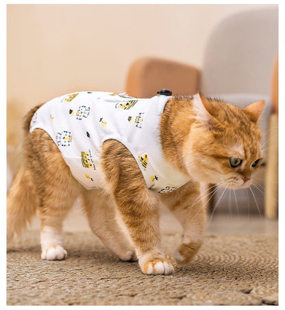 Traje postoperatorio para gatos Modelo #T49