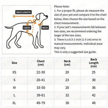 Traje completo anti ansiedad para mascotas