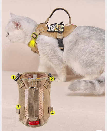 Pechera tactica para gatos HAR08