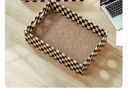 Rascador de cartón estilo cajitas para gatos 46*31*14cm