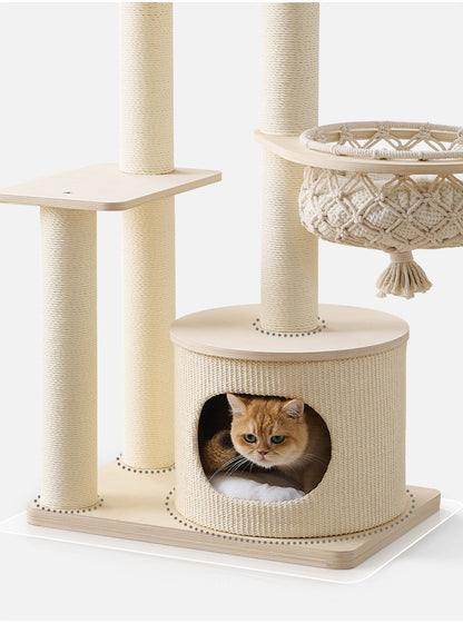 Torre de gato madera maciza multicapa (MODELO TQM-2152)