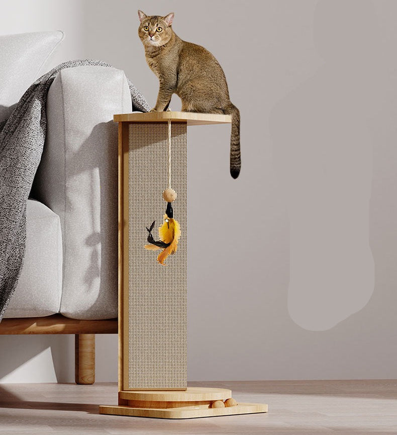 Rascador esquinero de sisal para gatos (Dos tamaños)