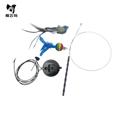 Cañita con ventosa para gatos