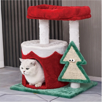 Rascador navideño para gatos modelo #2