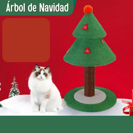 Rascador navideño de arbolito