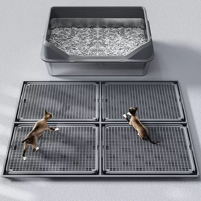 Bandeja de plástico recoge arena para areneros 42*28.5cm