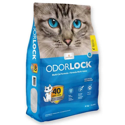 Arena para gato Odourlock Multi-Cat, 6Kg, 12KG