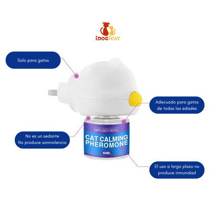 Difusor de feromonas para gatos (1 difusor + 2 Refill)