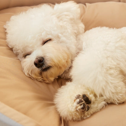 Cama para perros ligera grande gris