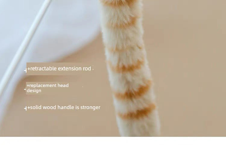 Cañita para gatos expandible afelpadas