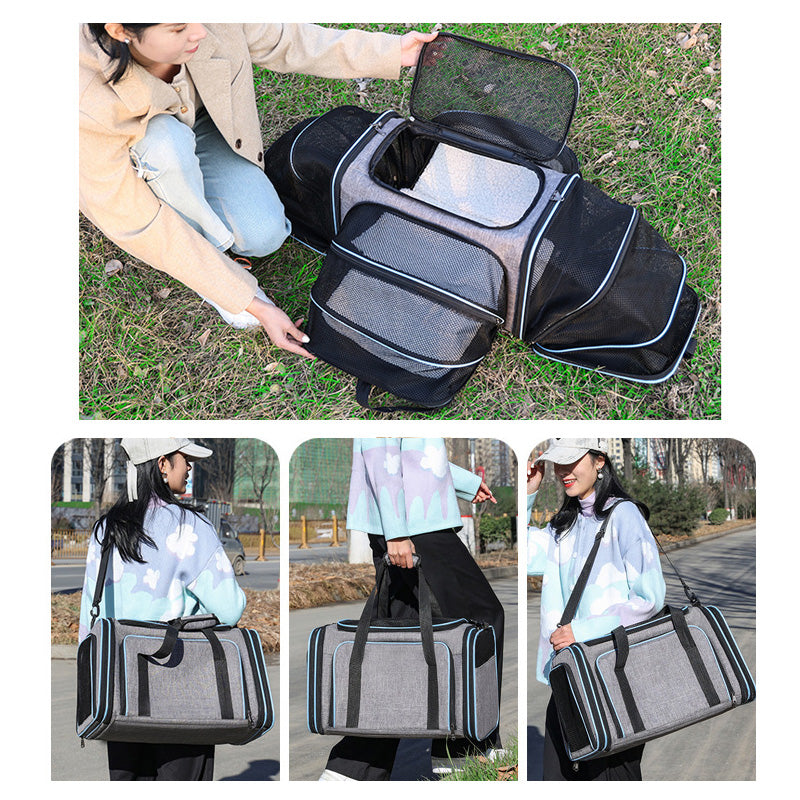 Bolso transportador para viajes (expandible en 4 lados)