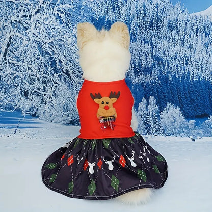 Vestido de navidad para mascotas