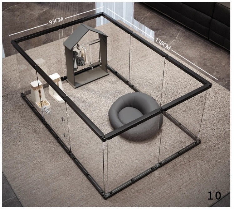 Corral transparente 138cm*93cm*45cm