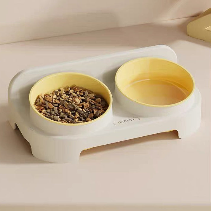 Comedero doble de plastico 18