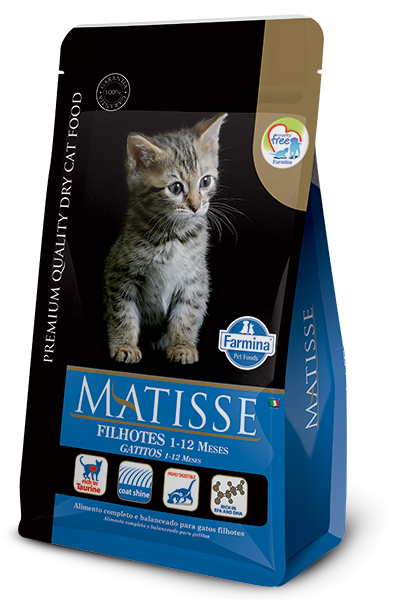 Comida para Gato Farmina: Matisse, Kitten 1-12 meses 2kg