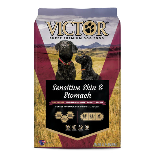Comida para Perro Victor: Libre de Granos, Cordero, 2.26Kg.