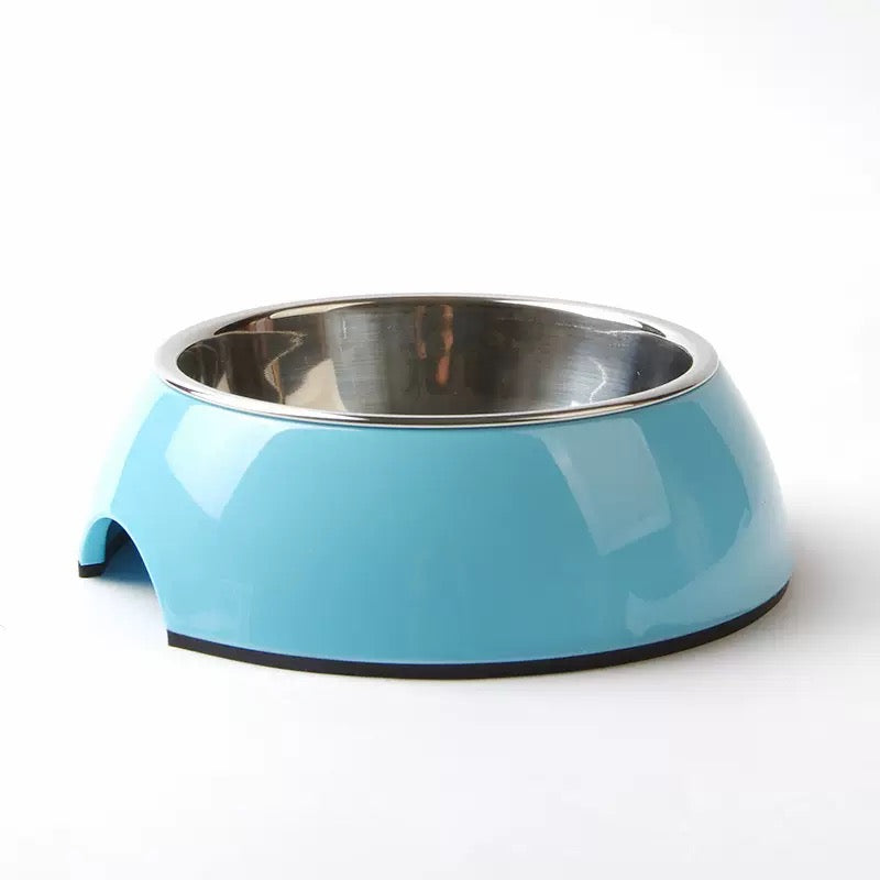 Comedero de acero Inoxidable Cuencos Antideslizante para Mascotas