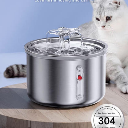 Fuente eléctrica de acero para mascotas 2 litros Modelo WF250