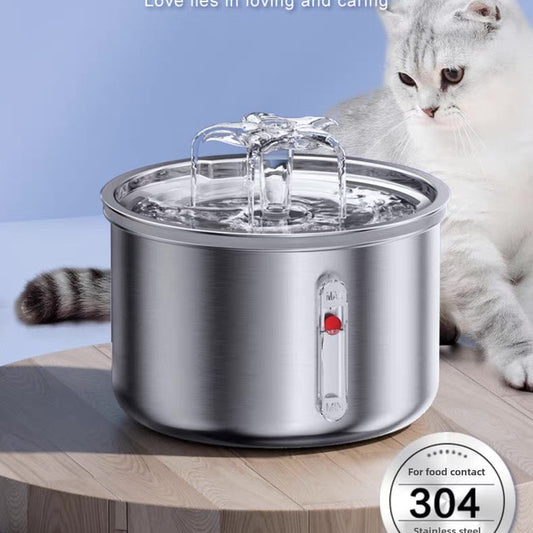 Fuente eléctrica de acero para mascotas 2 litros Modelo WF250