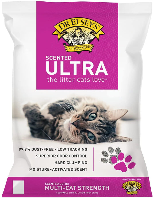 Arena para gato: Dr Elseys Ultra Litter con aroma 18lbs