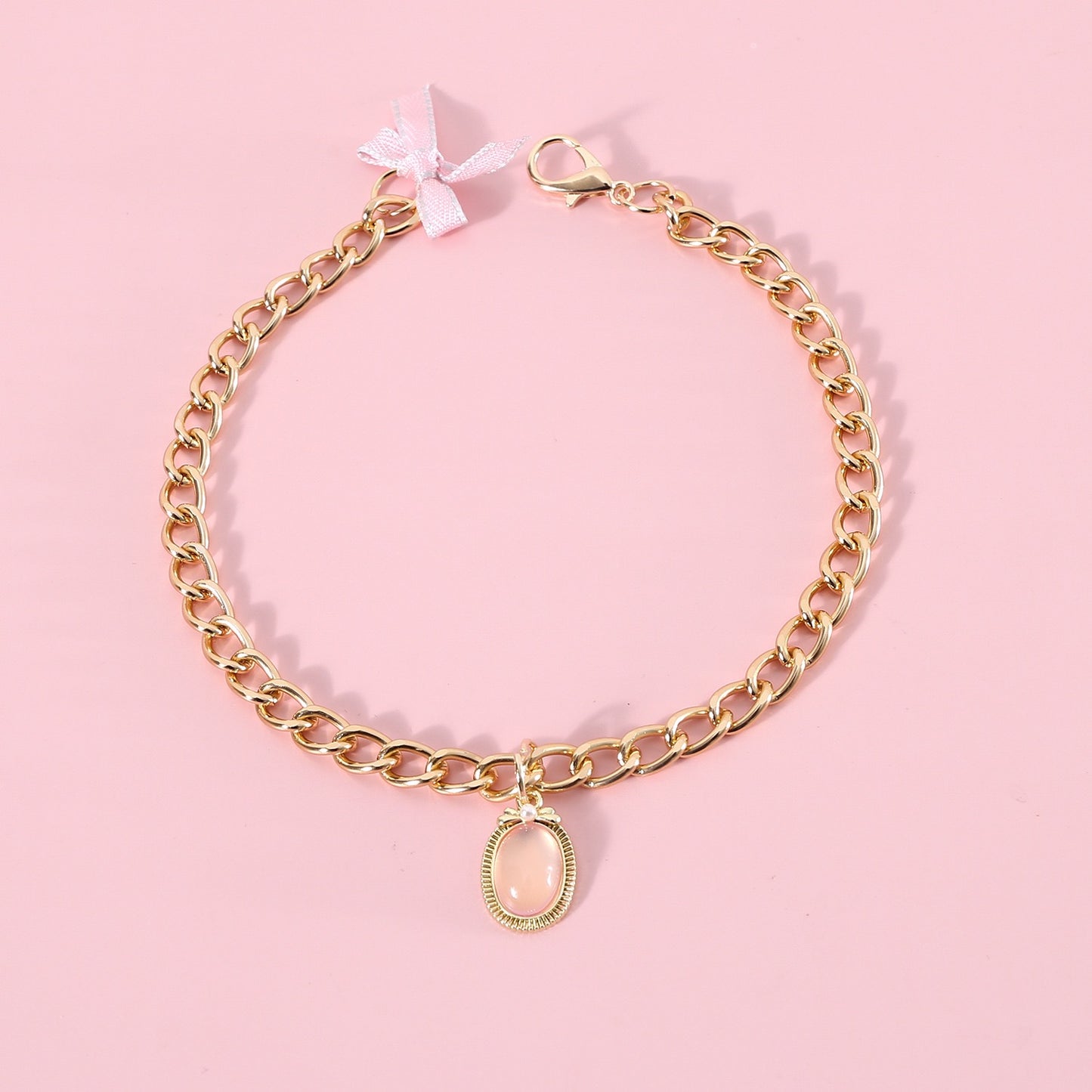 Collar brillante con piedra preciosa para mascotas