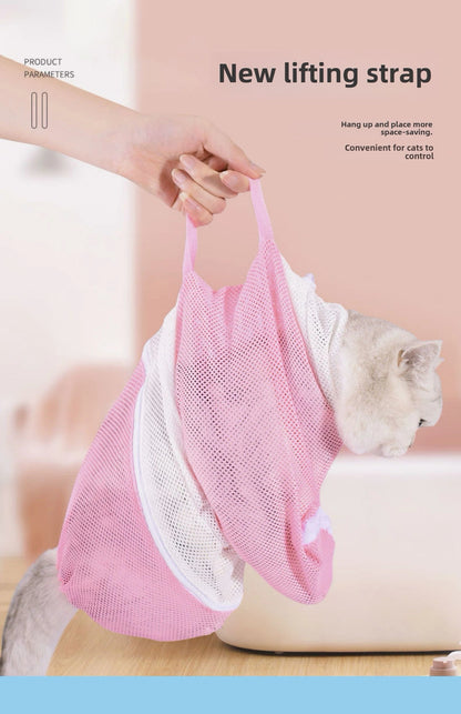 Malla para baño, corte de uñas, limpieza de oído etc de mascotas MODELO #2