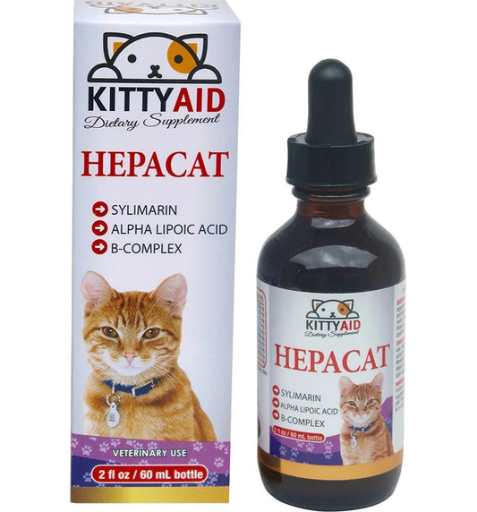 Suplemento KittyAid para Gatos: Hepacat 60ml