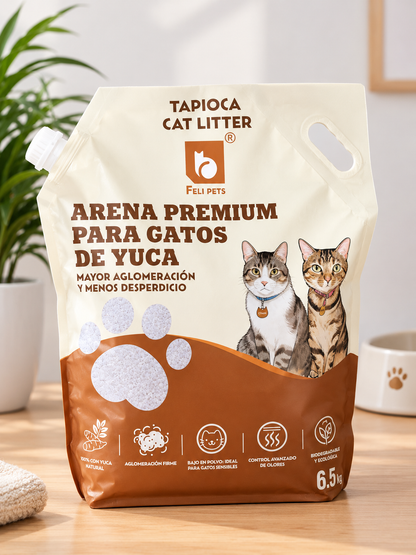 Arena premium de yuca Felipets 6.5KG