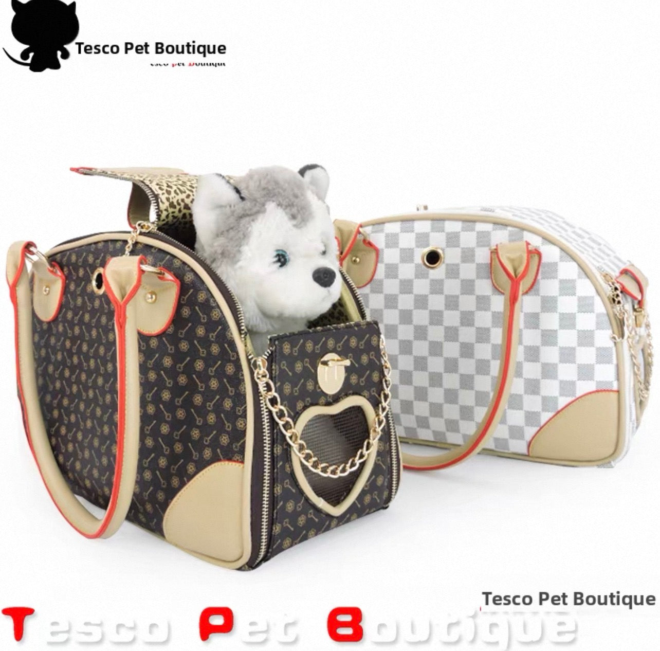 Bolso transportador elegante para mascotas pequeñas