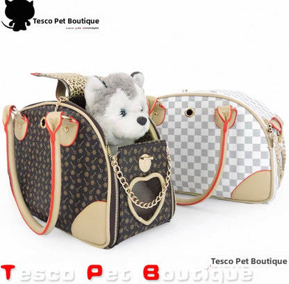 Bolso transportador elegante para mascotas pequeñas