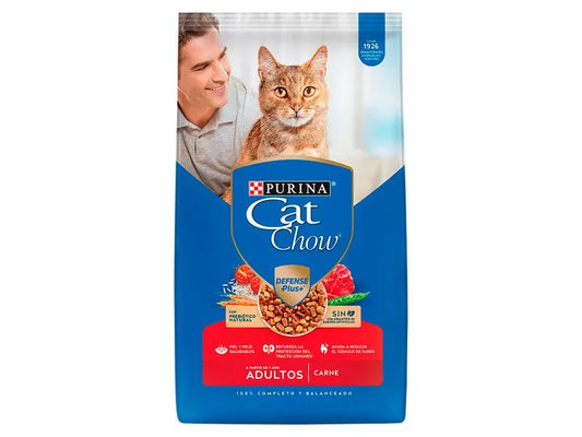 Alimento purina Cat Chow: Adultos carne 1.5kg