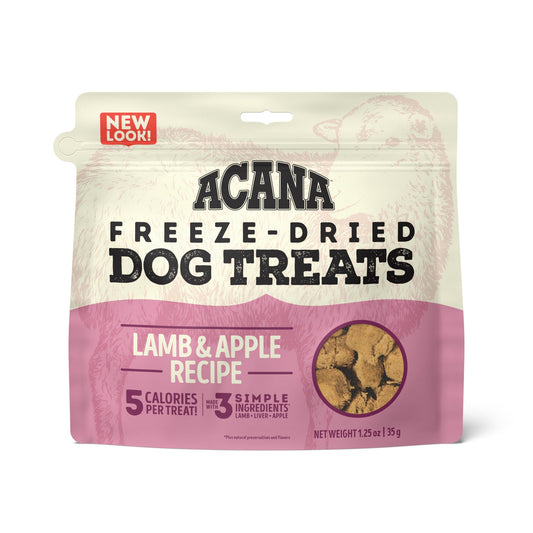 ACANA FREEZE DRIED dog treats LAMB Y APPLE RECIPE