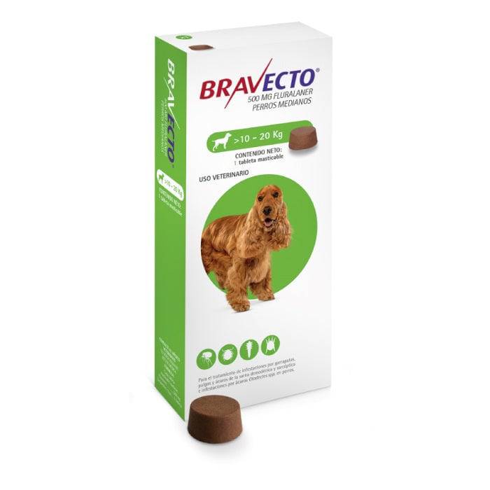 Bravecto para perro 10 - 20kg.