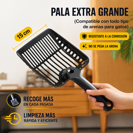 Pala para arenero extra grande