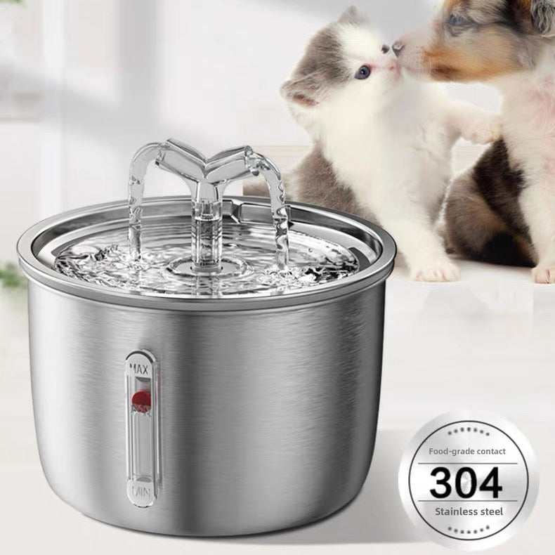 Fuente eléctrica de acero para mascotas 2 litros Modelo WF250