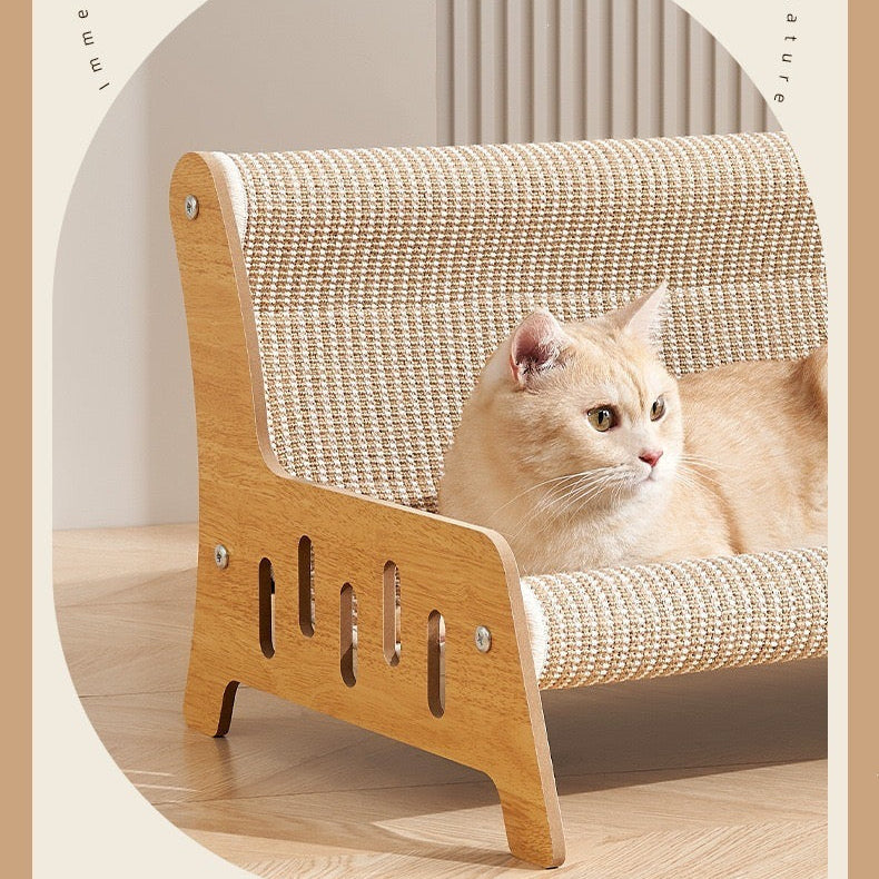 Silla de sisal para gatos  (62×45×35 cm)