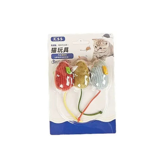 Juguetes para gatos pack de ratones
