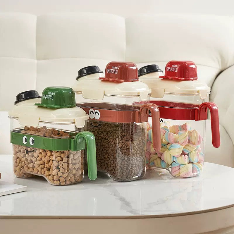 Contenedor hérmetico plastico para alimento de 360ml