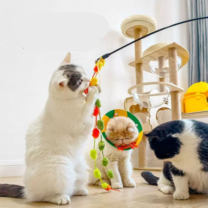 Cañita para gatos de peluche