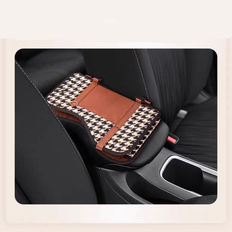 Asiento de auto central de cuadro chocolate #1103