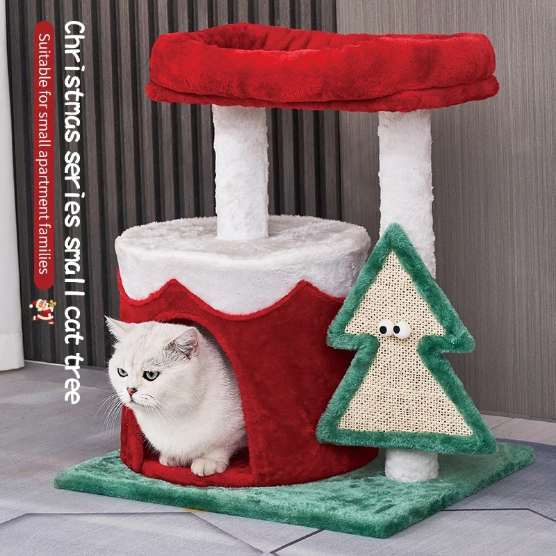 Rascador navideño para gatos modelo #2