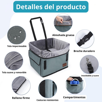 Asiento de carro portátil para mascotas pequeñas N94